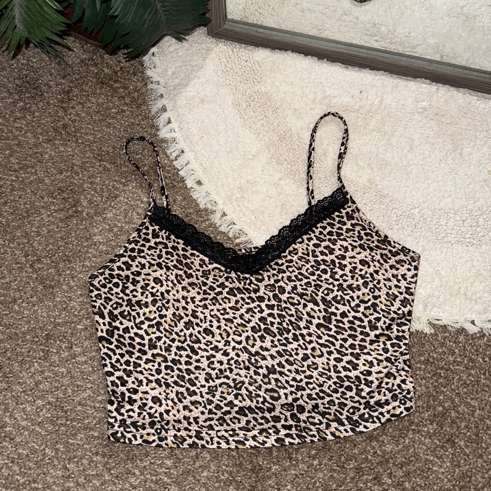 cheetah print tank top